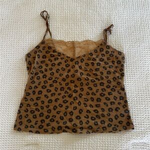 leopard print tank top